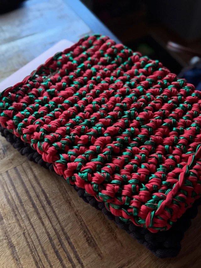 Festive Red-Green Sleeve