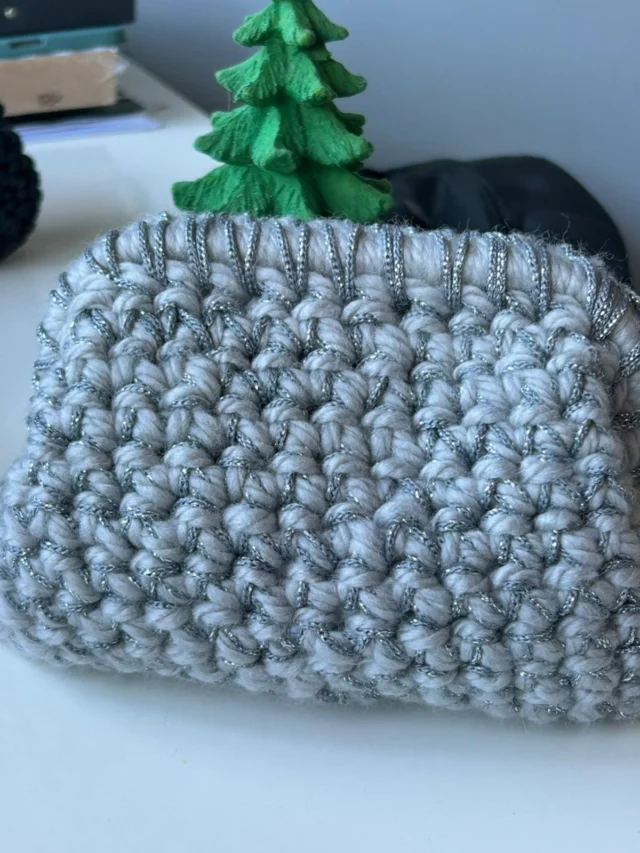 Silver Moon Clutch