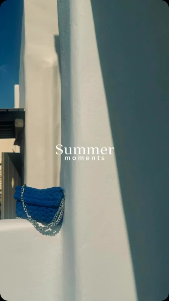 Cobalt Summer Clutch