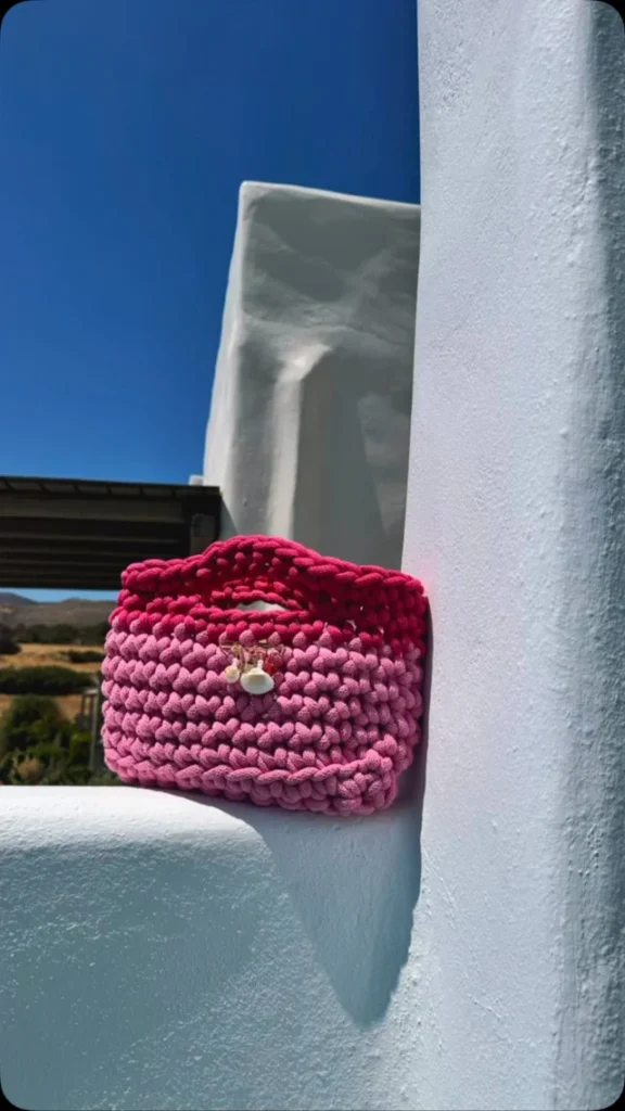 Cycladic Rose Handbag